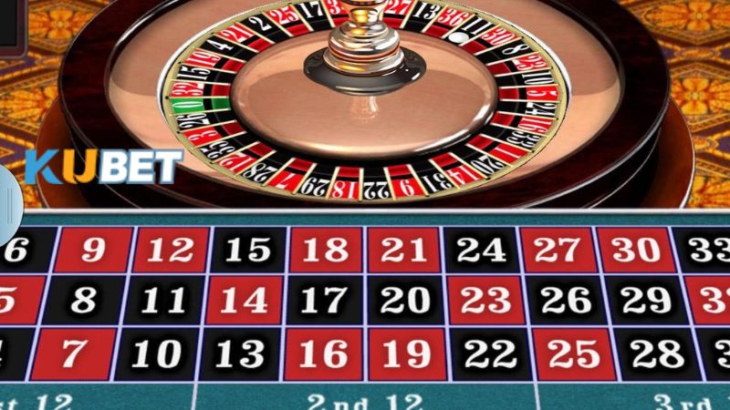 Cách chơi Roulette Kubet đánh số quay vòng 