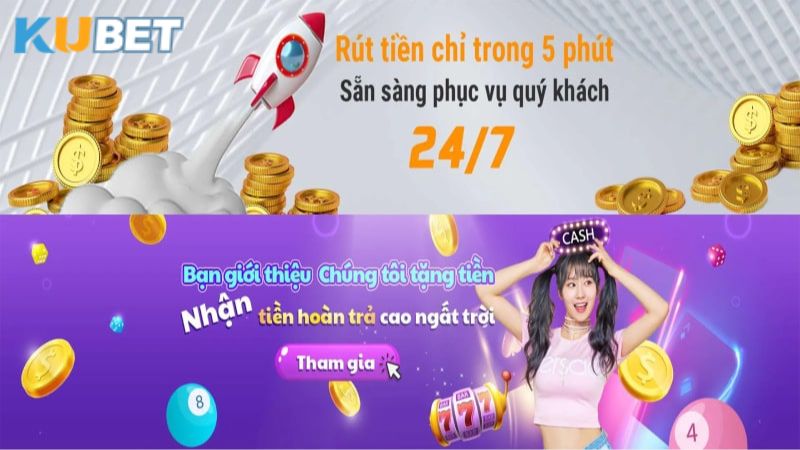 Đăng ký nạp - rút tiền tại Kubet nhanh chóng