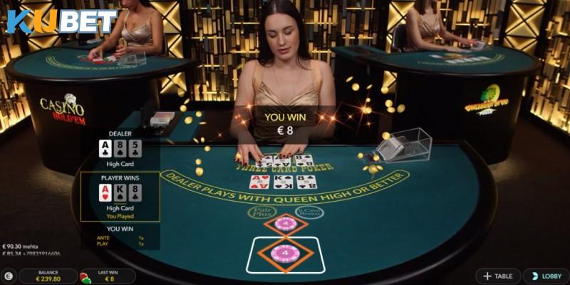 Sau đây là trình tự của một ván bài poker hoàn chỉnh