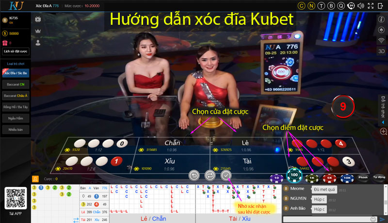 Chơi game Xóc đĩa đổi thưởng Kubet sao cho dễ thắng